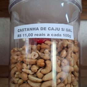 CASTANHA DE CAJU S/ SAL 100g